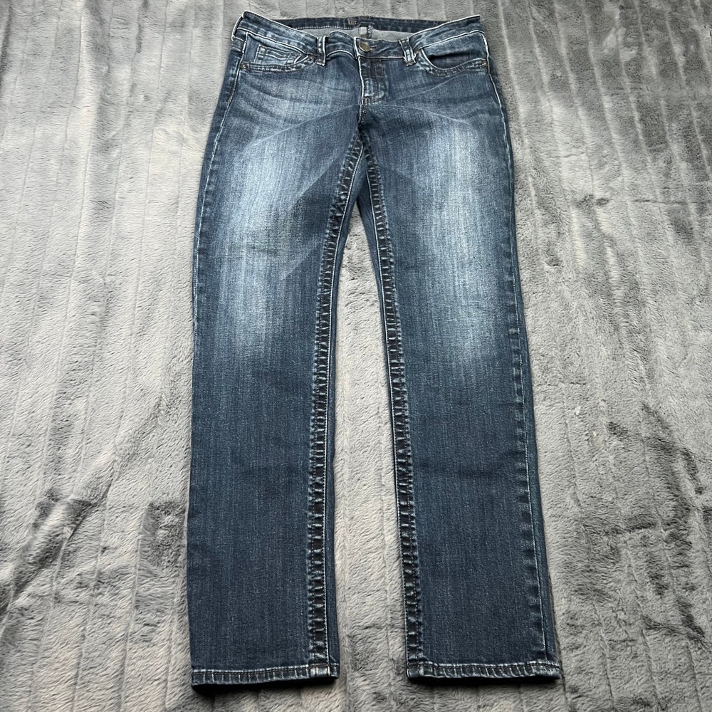 KUT from the Kloth Womens Straight Leg Dark Wash Jeans Size 8 RN 58539